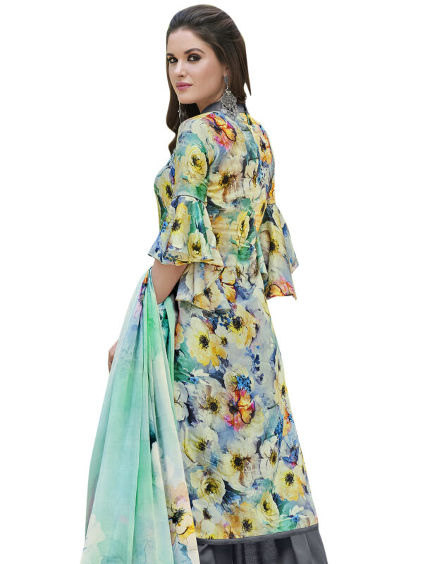 Stylee Lifestyle Multi Satin Printed Dress Material