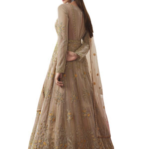 Designer Floral Resham Thread Work With Cording Work & Sequin (Gown Style)